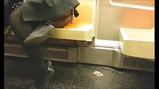 Pawg ass crack op de trein