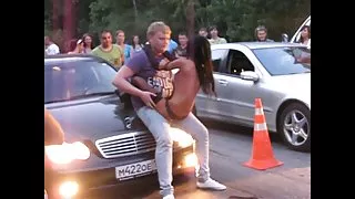 Gek russische stripper