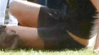 Upskirt - sexy babe