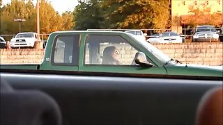 Auto flash in het verkeer