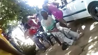 Afrikaanse teven neuken op straat