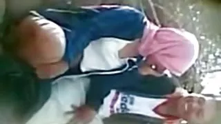 Indonesisch - hijab meisje hebben buiten sex