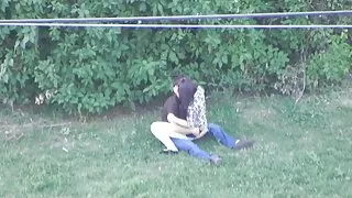 In het park
