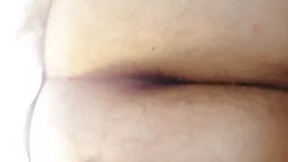 Meer van haar lange haren van haar kont en kut.