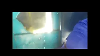 Indiase meisje dick flash in de auto-rikshaw