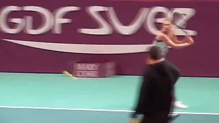Maria sharapova beste van de praktijk sessie