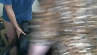 Clavando en vivo a la vecina